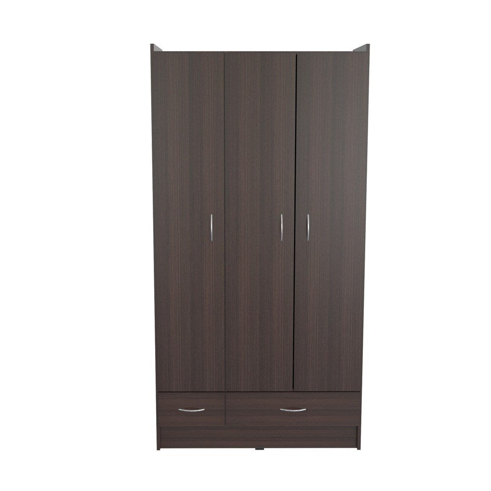 Porch & Den Fremont Multi-storage Espresso Wenge Armoire