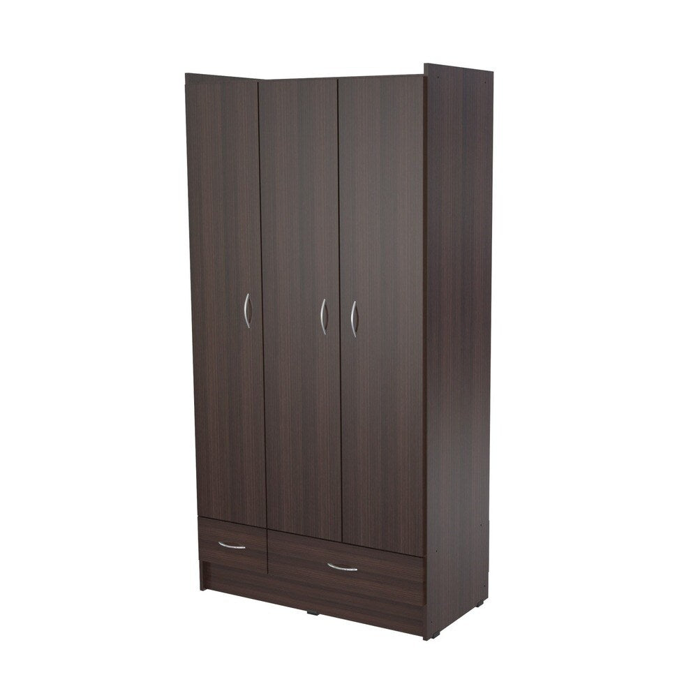 Porch & Den Fremont Multi-storage Espresso Wenge Armoire