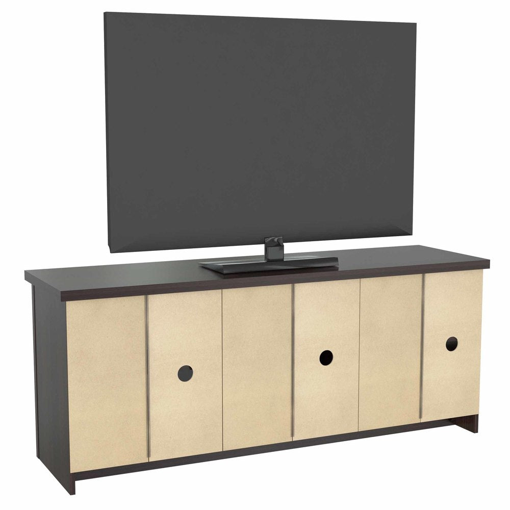 Inval Transitional Espresso 60-inch TV Stand