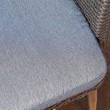 Iona Outdoor Wicker Dining Chair with Cushion (Set of 2) by Christopher Knight Home