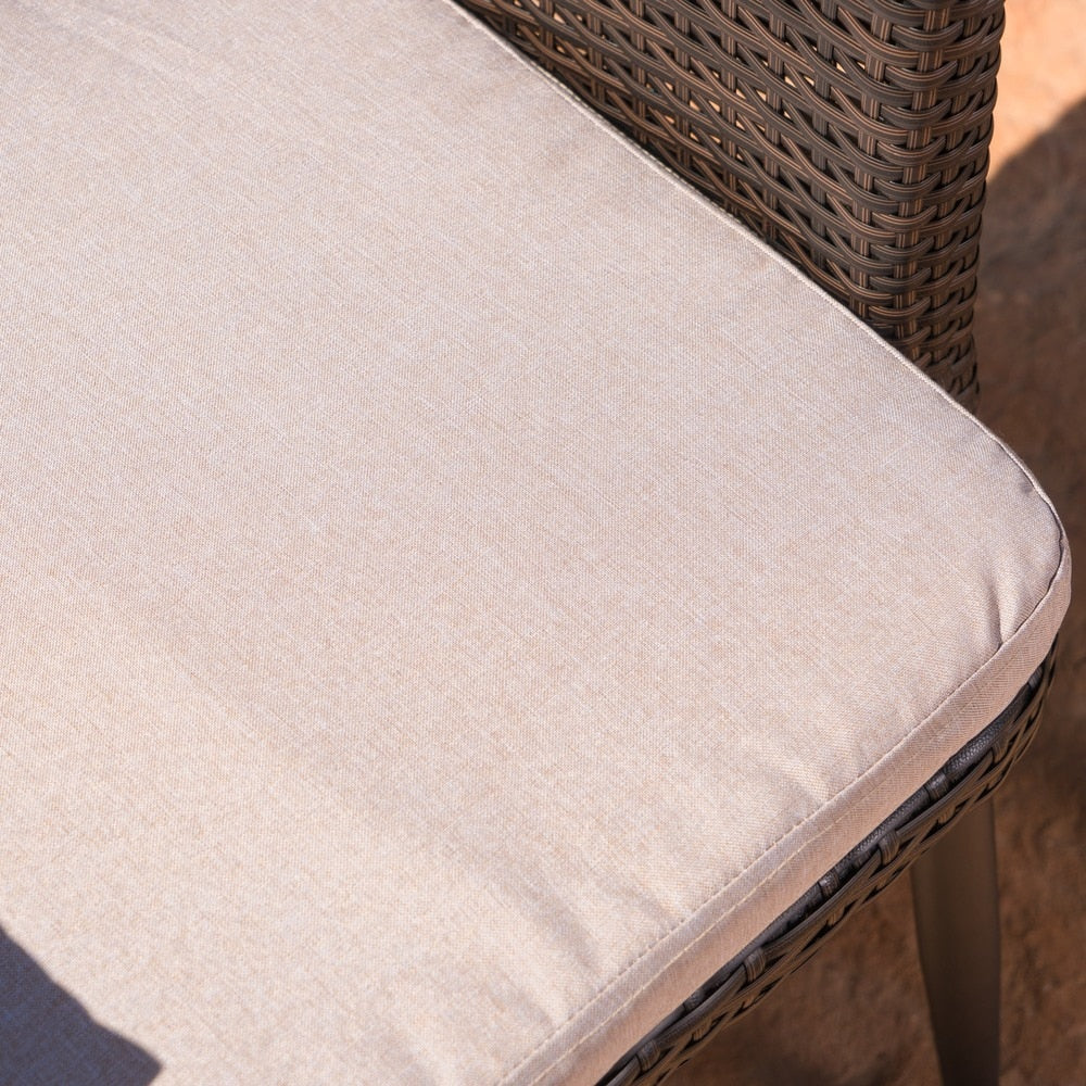 Iona Outdoor Wicker Dining Chair with Cushion (Set of 2) by Christopher Knight Home