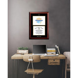 Iowa State University 11w x 8.5h Gold Embossed Diploma Frame with Campus Images Lithograph