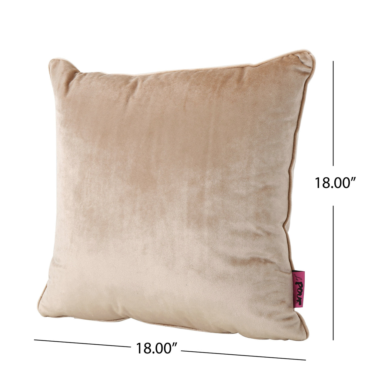 Ippolito Modern Velvet Throw Pillow by Christopher Knight Home