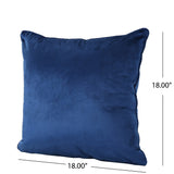 Ippolito Modern Velvet Throw Pillow by Christopher Knight Home