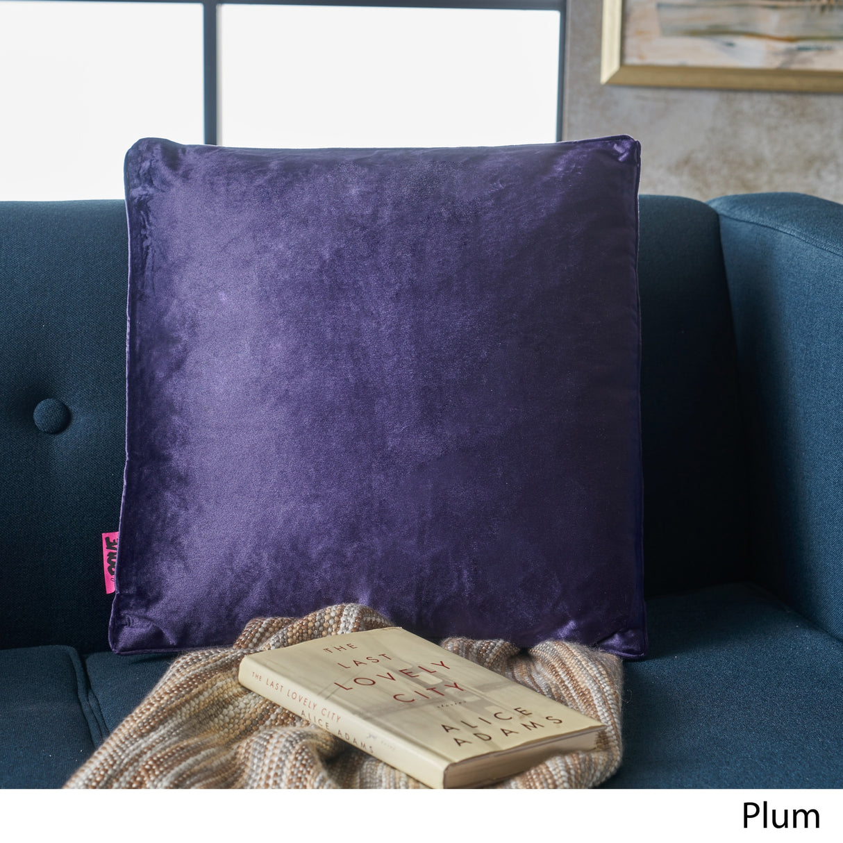 Ippolito Modern Velvet Throw Pillow by Christopher Knight Home