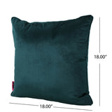 Ippolito Modern Velvet Throw Pillow by Christopher Knight Home