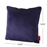Ippolito Modern Velvet Throw Pillow by Christopher Knight Home