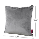 Ippolito Modern Velvet Throw Pillow by Christopher Knight Home