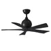 Irene-5 Matte Black Ceiling Fan