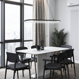 Irene Linear Oval LED Pendant Light - 1-LIGHT