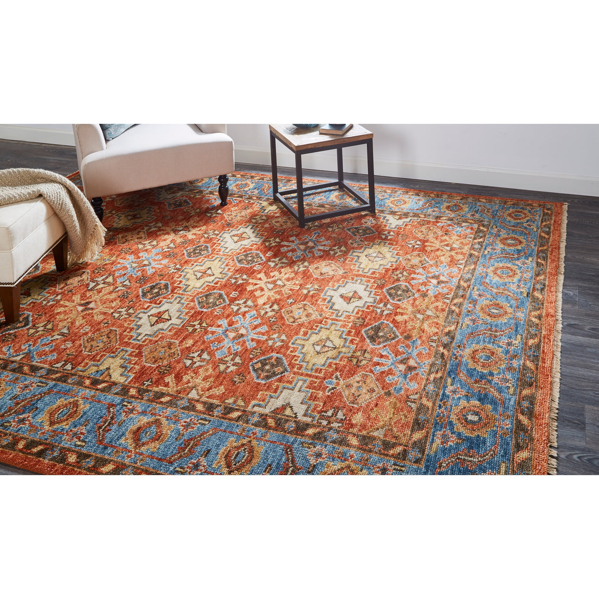 Irie Traditional Oushak Vintage Area Rug