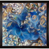Iris Swirl-LIBO131309 Print 25.25"x26" by Li Bo