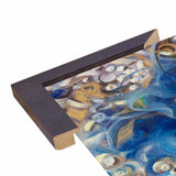 Iris Swirl-LIBO131309 Print 25.25"x26" by Li Bo