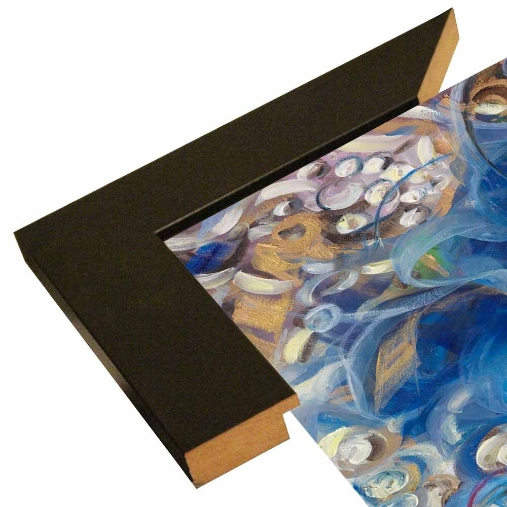 Iris Swirl-LIBO131309 Print 25.25"x26" by Li Bo