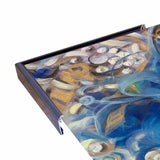 Iris Swirl-LIBO131309 Print 25.25"x26" by Li Bo