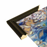 Iris Swirl-LIBO131309 Print 25.25"x26" by Li Bo
