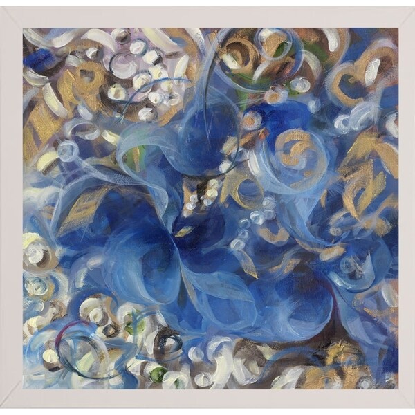 Iris Swirl-LIBO131309 Print 25.25"x26" by Li Bo