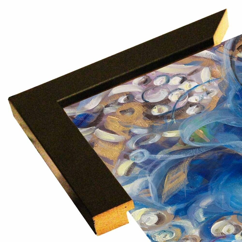 Iris Swirl-LIBO131309 Print 25.25"x26" by Li Bo