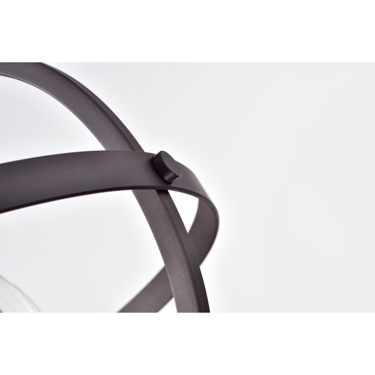Iron Cage 4-Light Chandelier Oil Rubbed Bronze