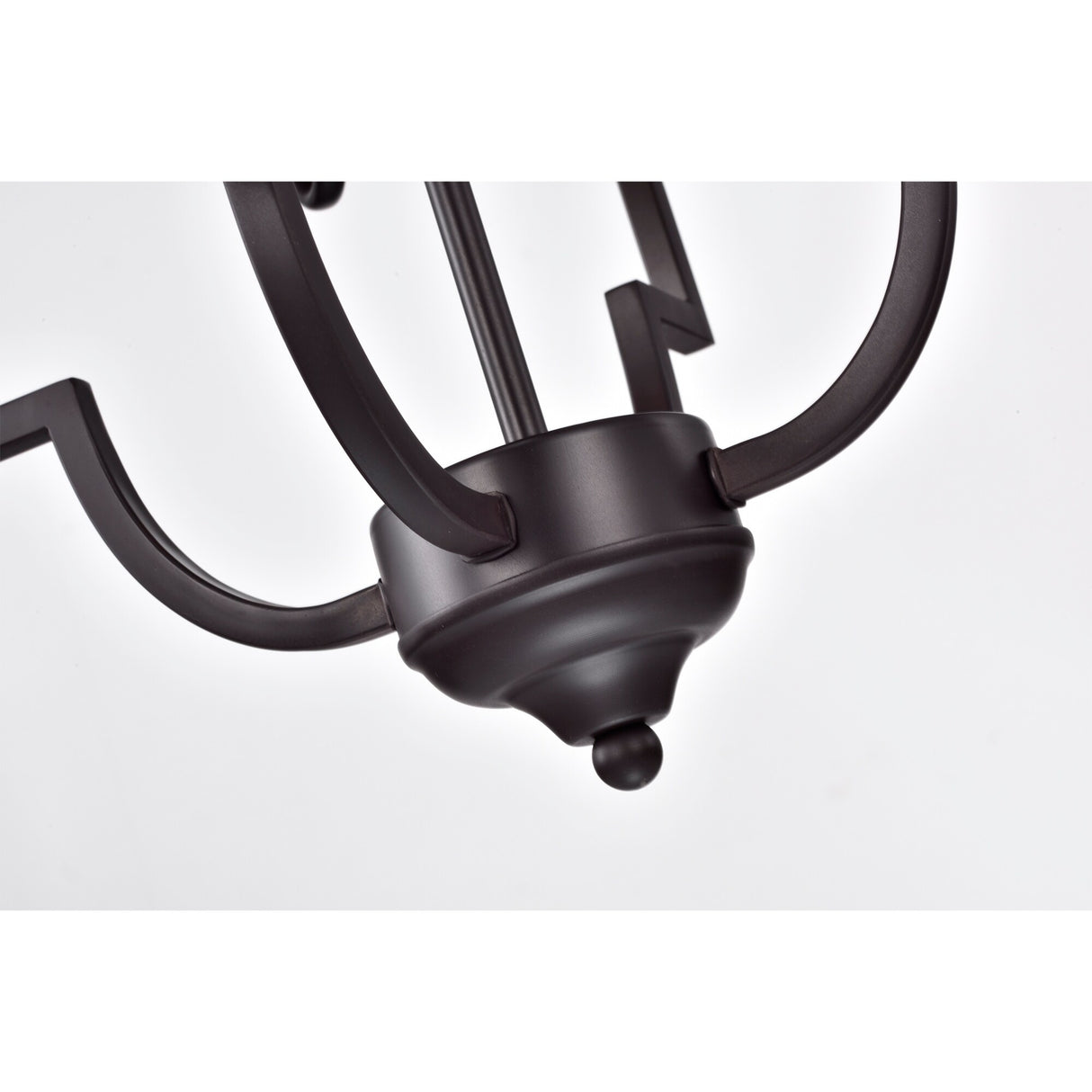 Iron Cage 4-Light Chandelier Oil Rubbed Bronze