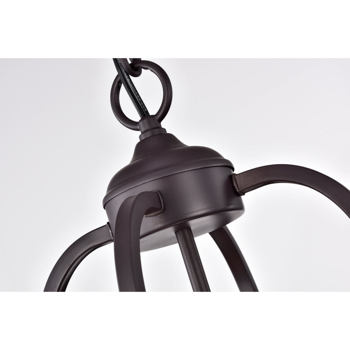 Iron Cage 4-Light Chandelier Oil Rubbed Bronze