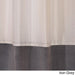 Exclusive Fabrics Eggshell Taffeta and Velvet Banded Curtain Panel - 46 x 84