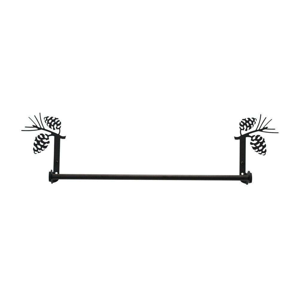 Iron Pinecone Small Towel Bar