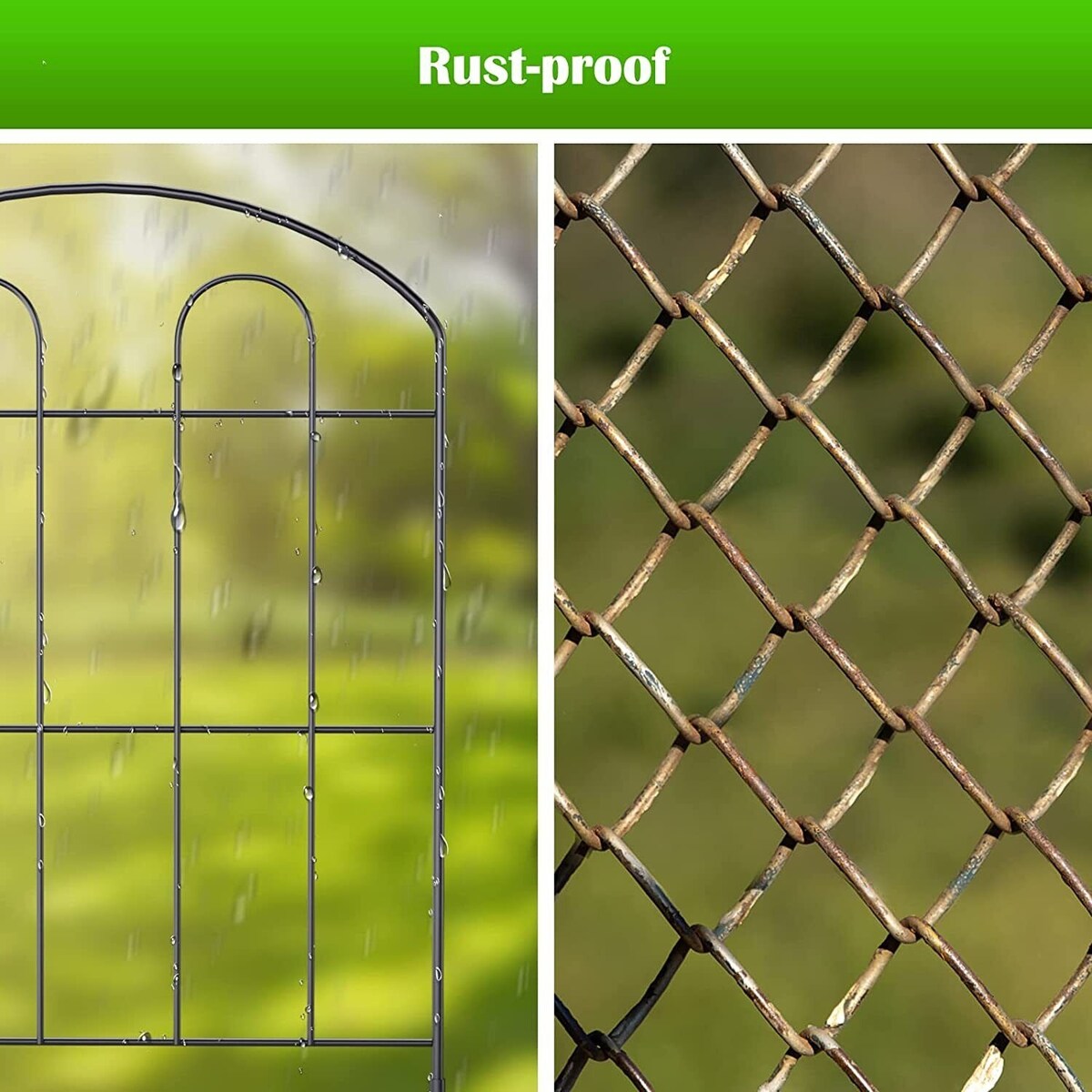 Iron Wire Decorative Garden Fence Outdoor