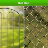 Iron Wire Decorative Garden Fence Outdoor