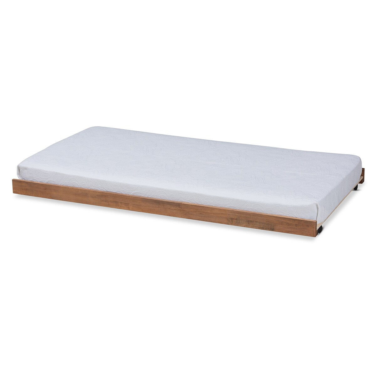 Iseline Modern and Contemporary Antique Grey Finished Wood Queen Size Platform Bed Frame