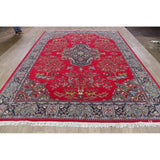 Isfahan Turkey Animal Pictorial Acrylic & Wool Oriental Area Rug - 12'8" x 9'6"