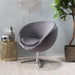 Isla Velvet Fabric Roundback Modern Chair by Christopher Knight Home