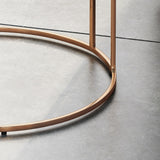 Isolde Glam Tempered Glass Side Table by Christopher Knight Home