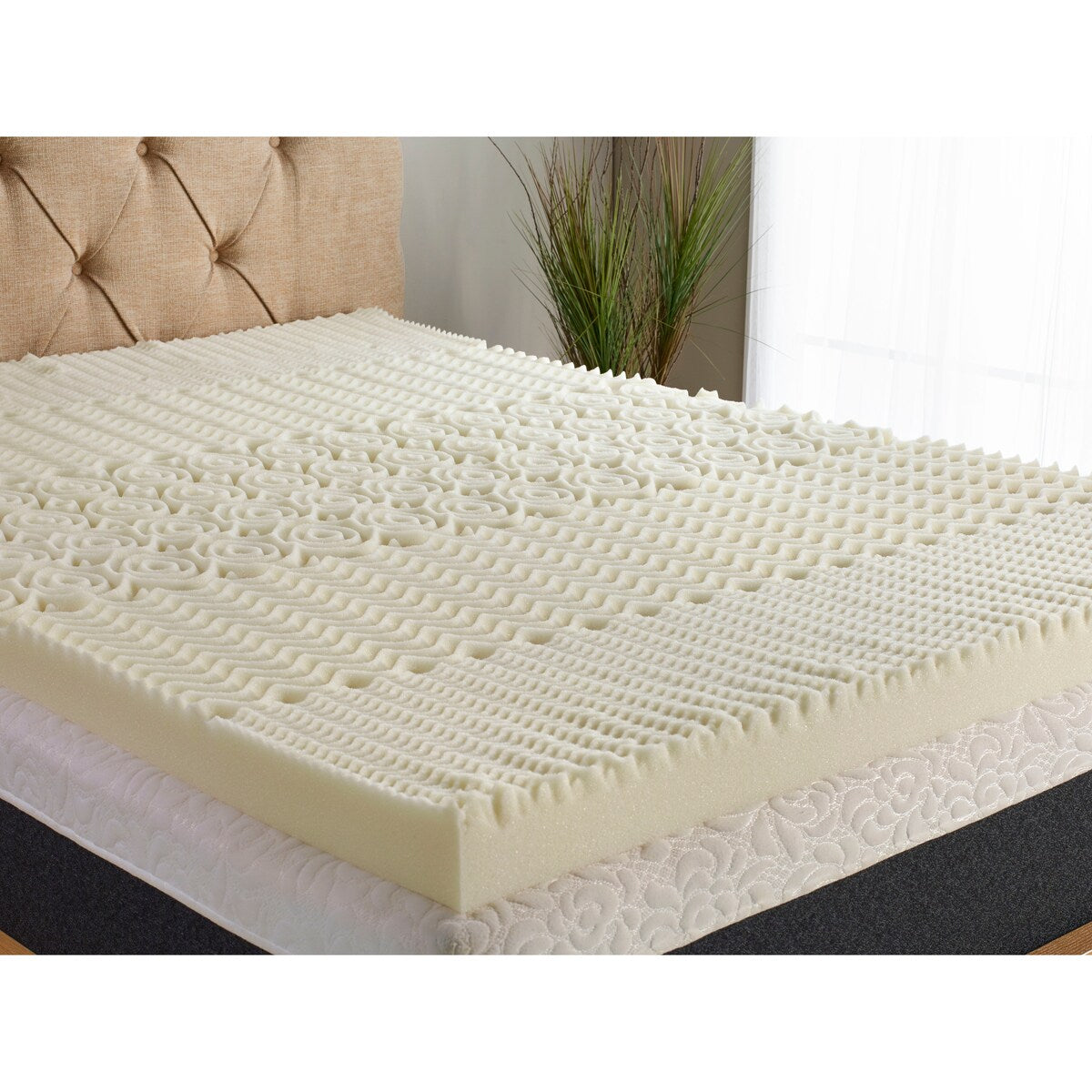 Isotonic 5-Zone Memory Foam Mattress Topper