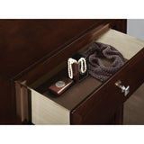 Israel Cappuccino 2-piece Storage Bedroom Set with Nightstand