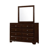 Israel Cappuccino 5-piece Storage Bedroom Set with 2 Nightstands
