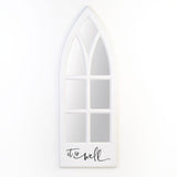 The Gray Barn 'It Is Well' Mirror - White