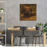 It Was Just A Twig Print On Wood by Ezra Tucker - Multi-Color