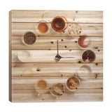 It's Always Coffee Time Print On Wood by Dina Belenko - Multi-Color