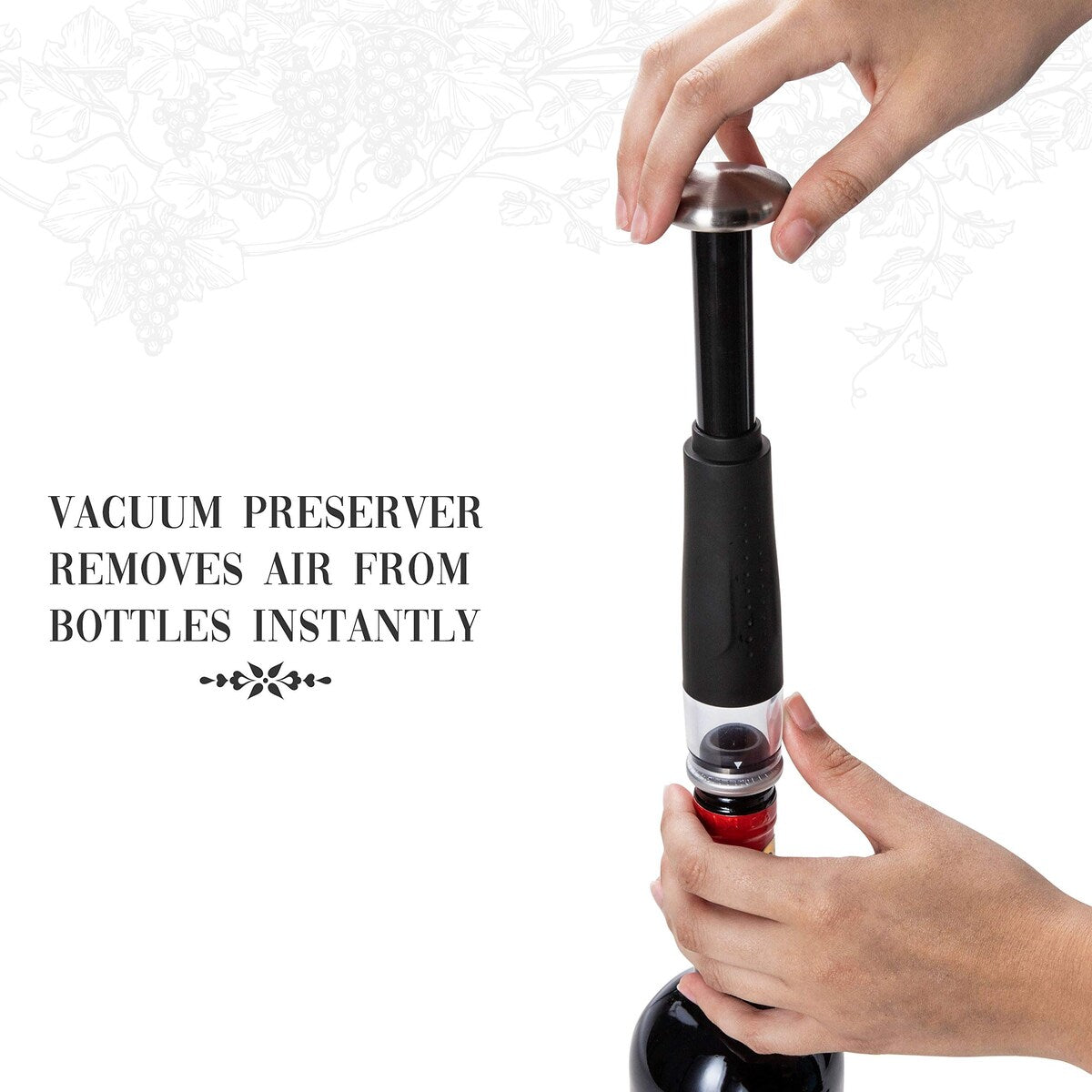 Ivation 7-Piece Electric Wine Opener Set, Deluxe Wine Opener Gift Set