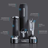 Ivation 7-Piece Electric Wine Opener Set, Deluxe Wine Opener Gift Set