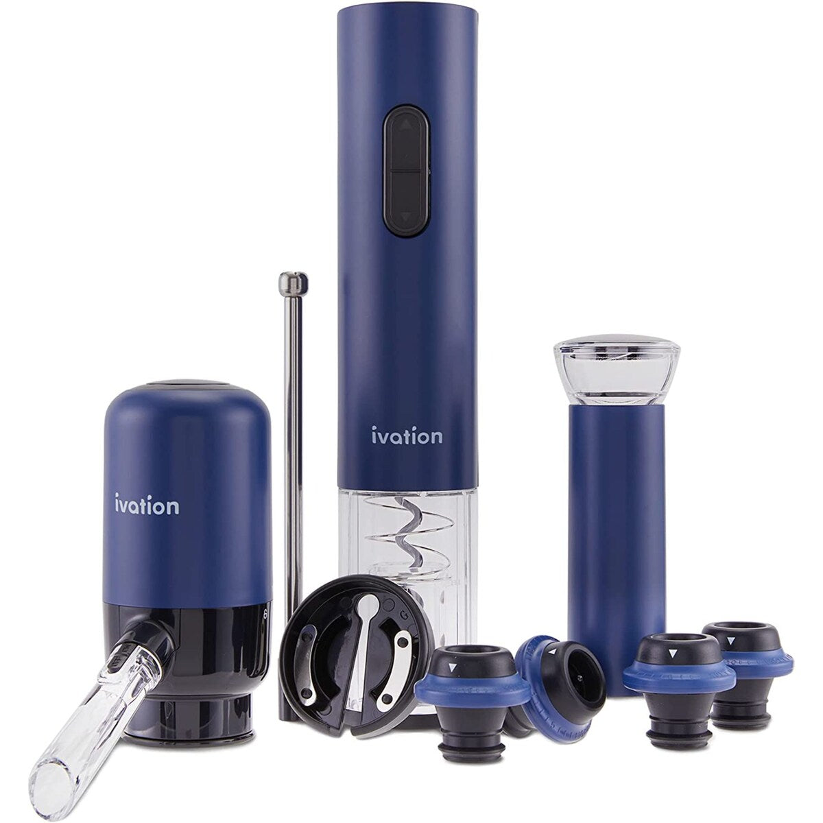 Ivation All-in-One Wine Gift Set, Electric Wine Opener, Wine Aerator and More