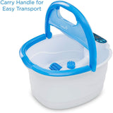 Ivation Foot Spa Massager, Pedicure Foot Spa with Heated Bath & Automatic Massage Rollers