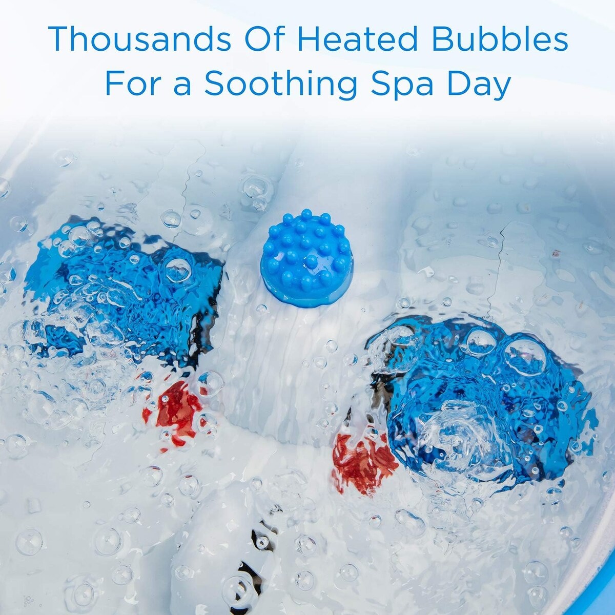 Ivation Foot Spa Massager, Pedicure Foot Spa with Heated Bath & Automatic Massage Rollers
