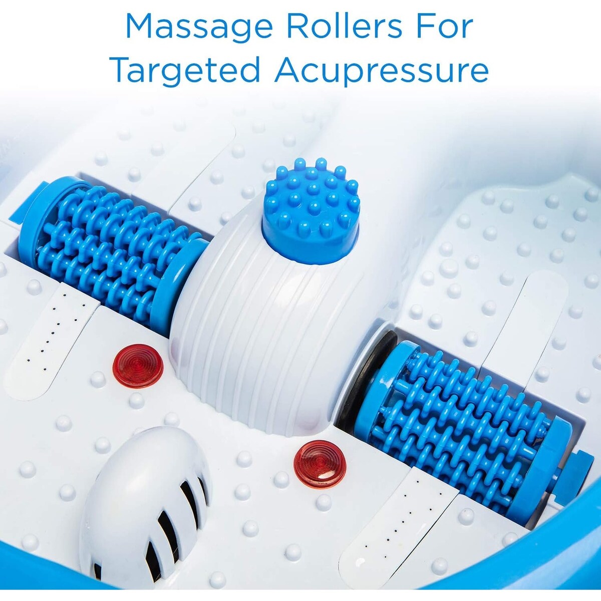 Ivation Foot Spa Massager, Pedicure Foot Spa with Heated Bath & Automatic Massage Rollers