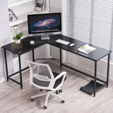 MCombo Corner Desk L-Shaped Desk for Home Office, MDF 7121