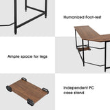 MCombo Corner Desk L-Shaped Desk for Home Office, MDF 7121