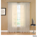 Links Sheer Mesh 84-inch Rod Pocket Curtain Panel - 84"
