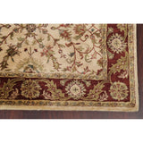 Floral Agra Oriental Area Rug Hand-tufted Wool Carpet - 5'3" x 8'3"