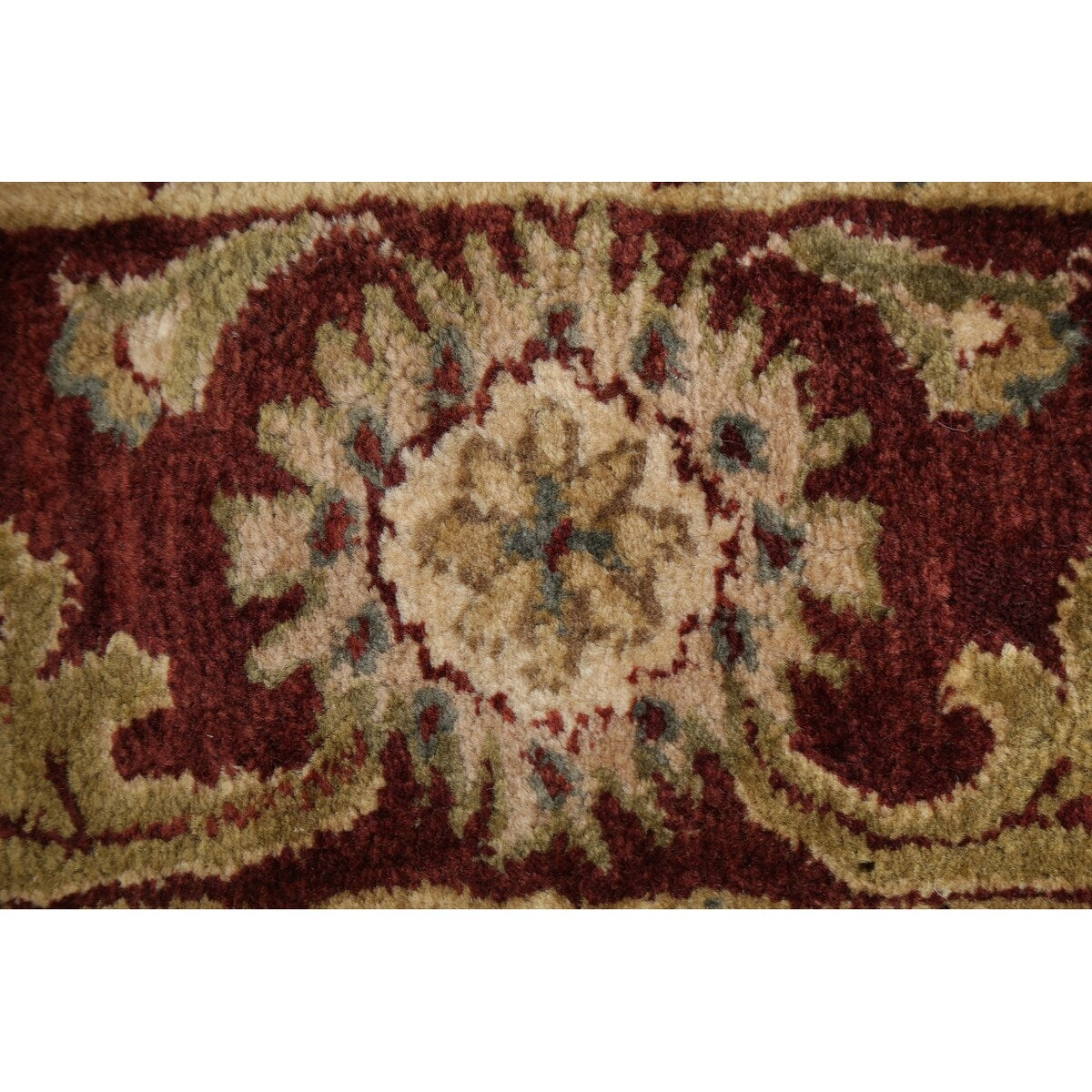 Floral Agra Oriental Area Rug Hand-tufted Wool Carpet - 5'3" x 8'3"